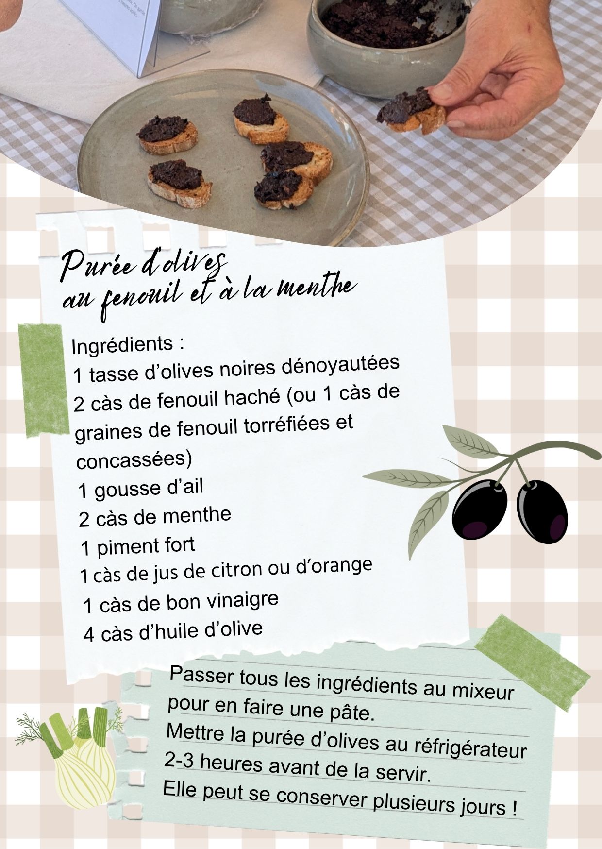 Purée d'Olives